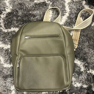 Small green backpack